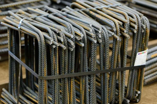 Cut and bend TMT reinforcement bars